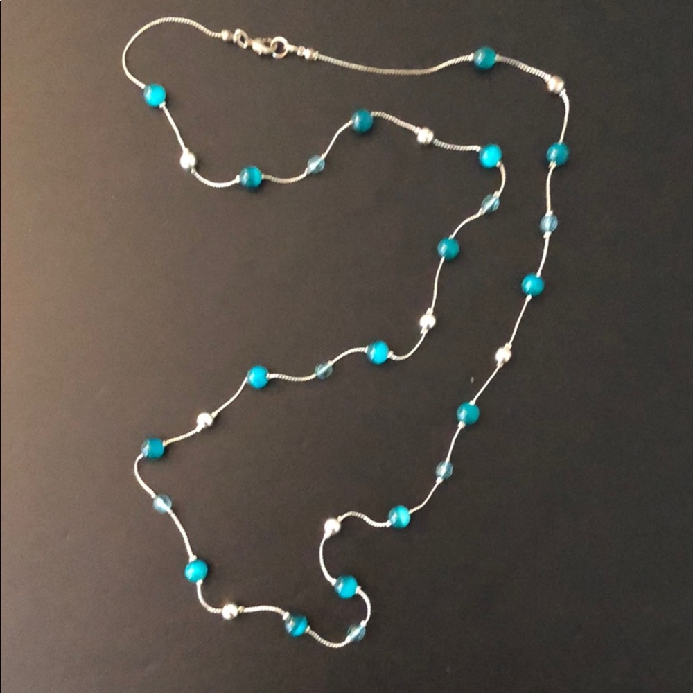Turquoise Jeweled necklace